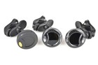 3x Snark Clip-on Guitar Tuner Black Chromatic Bass Ukulele Tuners Lot Of 3