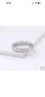 2 Carat Princess Cut Moissanite Full Eternity Wedding Band Solid 14k White Gold