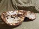 Primitive Antique Steel Metal Tractor Seat 14x17  Old Paint Rust Steampunk