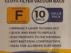10 Pack Kirby Veva Vacuum Bags Style F Hepavac Filter Hepa Vac Bags Sentria