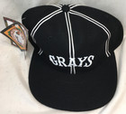 Homestead Grays Negro League Baseball Fitted Hat Cap Black Size 7 New With Tags