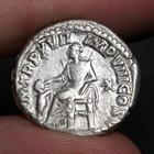 Commodus Denarius 192ad Ancient Roman Empire Silver Coin Pietas Choice Vf Rome