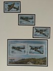 Bhutan Stamps Mnh Wwii Aircraft Set   Souvenir Sheet Churchill Airplanes Lot