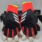 Adidas Predator Men   s 12 Pro Goalkeeper Gloves Black  Red  Yellow Iq4023 New