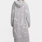 Nike Phoenix Cozy Boucle Long Knit Cardigan Women Grey Fd4282-077 Women   s Medium