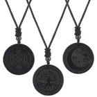 Shungite Natural Stone Pendant Cut Original Healing Crystal Emf Karelia Russia