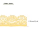 Lace Trim Vintage Crochet 0 98  X 5yards Yellow Lace Ribbon For Clothes
