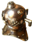 Nautical Diving Helmet Antique Us Navy Marine Deep Sea Scuba Iron Divers Helmet
