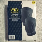 Athletic Works Volleyball Knee Pads Contoured Shock Absorbing Foam Black S m