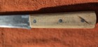 Antique Hand Made 11 1 2   Butcher Knife Dated 1923
