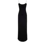 Nwt  138 Revolve Rumored Vintage Slip Maxi Dress Black M