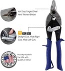Midwest Bulldog Aviation Tin Snip - Straight Cut Regular Tin Cutting Shears W   