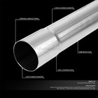 2  Inch Custom Exhaust Tubing Mandrel Bend Pipe Straight   U-bend Kit 16 Pieces