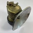Antique Just Rite Carbide Lamp Brass Miners Light Usa Streamlined Air Cool Grip