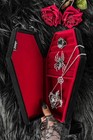 Killstar Home Accessory Black Velvet Casket Jewellery One Size