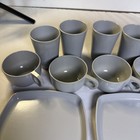 Vintage Lot Of Serving Dishes From Braniff International Airline Cups  Plates