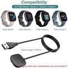 New Fitbit Versa 4 Watch Usb Fast Charging Dock Cable 3 3ft -usa