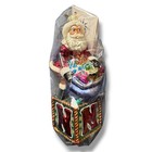 Christopher Radko N o e l Set Of 4 Santa Claus Ornaments  657 7000 Rare