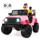 Electric Kids Ride On Car With Remote Power Wheels 12v Jeep Music Fashion Gifts 