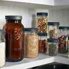 Ball Wide Mouth Half Gal  64oz  Glass Mason Jars With Lids And Bands  12 Count