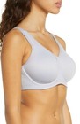 Wacoal Simone Lilac Gray zephyr Sport Underwire Bra L101462 Size 32ddd