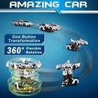 Remote Control Car - Transform Toys Car Robot  One Button Deformation To Robo   