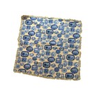 Vintage Blue Willow Delft Windmill Tablecloth And Towel Set Blue Yellow Lace