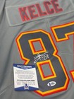 Nfl Travis Kelce Kansas City Chiefs Jersey Signed Autographed Bas Coa