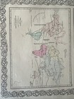 1855 Colton s Atlas Hand Colored Engraving Map Meteorology  The Principal Plates