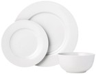 Amazon Basics 18-piece Porcelain Dinnerware Set White Dishes Service For 6