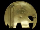 Ud15106 Very Cool Vintage 1970s   elephant   Cloisonne Art Fashion Belt Buckle