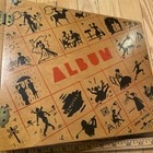 Vtg Mcm Wooden Photo Scrapbook Album