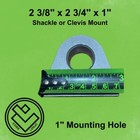 Weld On Clevis Mount  Shackle Mounting Point  Off Road  D Ring  Anchor Point