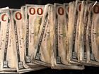 Movie Prop   Replica Money  100 Bills   10 000 Weathered  Slightly  For Movies