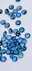 48 Pieces Round Sky Blue 3 5mm Cz Cubic Zirconia Loose Stones