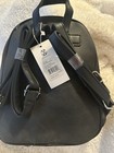 Christian Lacroix Black Solid Medium Backpack Women Zip Zipper Accents