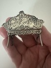 Adorable Antique Vtg Sterling Ornate Doll House Sofa Hallmarked 