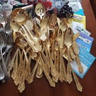 Huge 200  Pc  Vintage Junk Drawer Lot Jewelry Multitools Watch Forks Knives Toys