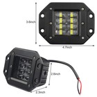 2pcs 5  Flush Mount Led Work Light Bar Pods Spot Rear Bumper Reverse Fog Lamp