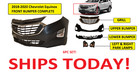 2018 2019 2020 Fit Chevrolet Chevy Equinox Front Bumper  Upper Lower Grill Lamps