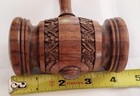Hand Carved Wooden Judge Gavel 10    Courtroom Lawyer Decor Vintage Style
