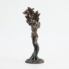 Cold Cast Bronze Tree Of Life Nymph Shimmer Artistic Figurine For Home Decor