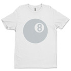 Dtf Eight Ball  Custom Unisex Soft Style T-shirts  Next Level- Cotton