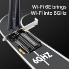 Pcie Wifi 6e Network Card     Tri-band 5400mbps 802 11ax Bluetooth 5 3 For Desktop