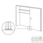 Guides  Bypass Closet Doors - Acme No  121