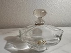 Vintage Antique Glass Perfume Bottle With Ornate Stopper
