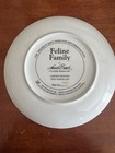 Franklin Mint Porcelain Laurel Burch Feline Family Cat Plate Ltd Edition 1995