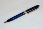 Executive 2 Ballpoint Pen Gift Set   Red   Blue Marble Pattern W gold Tone Trim