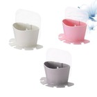Suction Cup Rack Bathroom Wall Mounted Storage Toothbrush Holder Self-adhesive