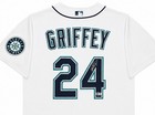 Seattle Mariners Ken Griffey Jr  Signed White Nike Jersey Size Xl Beckett Wit